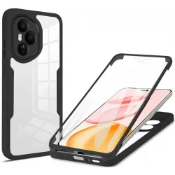 Coque intégrale Phonesta Slim Protect 360 protecteur d'écran pour HONOR 400 Pro - Noir