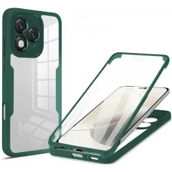 Coque intégrale Phonesta Slim Protect 360 protecteur d'écran pour HONOR 400 Lite - Vert