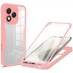 Coque intégrale Phonesta Slim Protect 360 protecteur d'écran pour HONOR 400 Lite - Rose