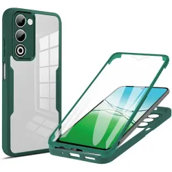 Coque intégrale Phonesta Slim Protect 360 protecteur d'écran pour Oppo A5/A5m - Vert