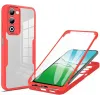 Coque intégrale Phonesta Slim Protect 360 protecteur d'écran pour Oppo A5/A5m - Rouge