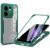 Coque intégrale Phonesta Slim Protect 360 protecteur d'écran pour Oppo Reno13 F 4G/5G / Reno13 FS 5G - Vert