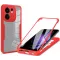Coque intégrale Phonesta Slim Protect 360 protecteur d'écran pour Oppo Reno13 F 4G/5G / Reno13 FS 5G - Rouge