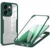 Coque intégrale Phonesta Slim Protect 360 protecteur d'écran pour Oppo Reno14 F/FS - Vert