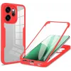 Coque intégrale Phonesta Slim Protect 360 protecteur d'écran pour Oppo Reno14 F/FS - Rouge