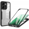 Coque intégrale Phonesta Slim Protect 360 protecteur d'écran pour Oppo Reno14 F/FS - Noir