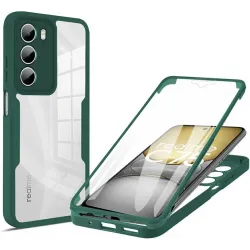 Coque intégrale Phonesta Slim Protect 360 protecteur d'écran pour Realme 14x / C75 - Vert