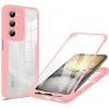 Coque intégrale Phonesta Slim Protect 360 protecteur d'écran pour Realme 14x / C75 - Rose