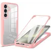 Coque intégrale Phonesta Slim Protect 360 protecteur d'écran pour Samsung Galaxy A36/A56 - Rose
