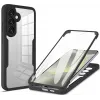 Coque intégrale Phonesta Slim Protect 360 protecteur d'écran pour Samsung Galaxy S25 FE - Noir