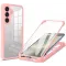 Coque intégrale Phonesta Slim Protect 360 protecteur d'écran pour Samsung Galaxy S25 Plus/S24 Plus - Rose