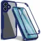 Coque intégrale Phonesta Slim Protect 360 protecteur d'écran pour Apple iPhone 17 - Bleu