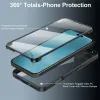 Coque intégrale Phonesta Slim Protect 360 protecteur d'écran pour Apple iPhone 17 - Noir 2