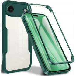 Coque intégrale Phonesta Slim Protect 360 protecteur d'écran pour Apple iPhone Air - Vert