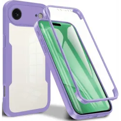 Coque intégrale Phonesta Slim Protect 360 protecteur d'écran pour Apple iPhone Air - Violet