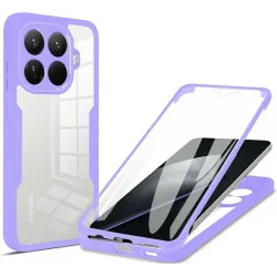 Coque intégrale Phonesta Slim Protect 360 protecteur d'écran pour Xiaomi 15T Pro - Violet