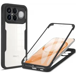 Coque intégrale Phonesta Slim Protect 360 protecteur d'écran pour Xiaomi Poco F8 Ultra - Noir
