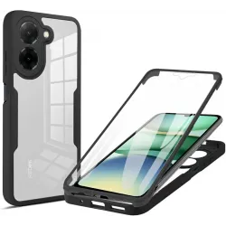 Coque intégrale Phonesta Slim Protect 360 protecteur d'écran pour Xiaomi Redmi A5 173.4mm - Noir