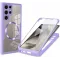 Coque intégrale Phonesta Slim Protect 360 protecteur d'écran et MagSafe pour Samsung Galaxy S24 Ultra - Violet