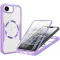 Coque intégrale Phonesta Slim Protect 360 protecteur d'écran et MagSafe pour Apple iPhone 17e/16e - Violet