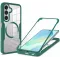 Coque intégrale Phonesta Slim Protect 360 protecteur d'écran et MagSafe pour Samsung Galaxy A17/A16 - Vert
