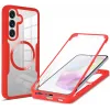 Coque intégrale Phonesta Slim Protect 360 protecteur d'écran et MagSafe pour Samsung Galaxy A36/A56 - Rouge