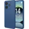 Coque arrière en silicone Phonesta Soft Silk pour Xiaomi Redmi Note 14 4G 164.8mm - Bleu foncé