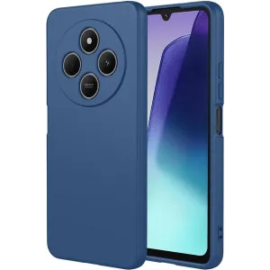 Coque arrière en silicone Phonesta Soft Silk pour Xiaomi Redmi 14C / Xiaomi Poco C75 - Bleu foncé