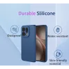 Coque arrière en silicone Phonesta Soft Silk pour Oppo Find X9 - Bleu foncé 5