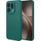 Coque arrière en silicone Phonesta Soft Silk pour Oppo Find X9 - Vert foncé