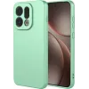 Coque arrière en silicone Phonesta Soft Silk pour Oppo Find X9 - Vert matcha 0