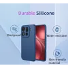 Coque arrière en silicone Phonesta Soft Silk pour Oppo Find X9 Pro - Bleu foncé 5