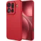 Coque arrière en silicone Phonesta Soft Silk pour Oppo Find X9 Pro - Rouge