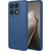 Coque arrière en silicone Phonesta Soft Silk pour Xiaomi 15T - Bleu foncé