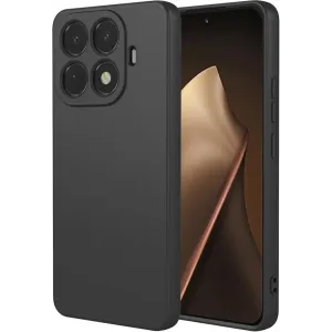 Coque arrière en silicone Phonesta Soft Silk pour Xiaomi 15T Pro - Noir