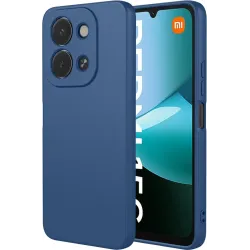 Coque arrière en silicone Phonesta Soft Silk pour Xiaomi Redmi 15C / Xiaomi Poco C85 - Bleu foncé