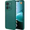 Coque arrière en silicone Phonesta Soft Silk pour Xiaomi Redmi 15C / Xiaomi Poco C85 - Vert foncé