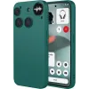 Coque arrière en silicone Phonesta Soft Silk pour Nothing Phone (3) - Vert foncé