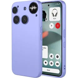 Coque arrière en silicone Phonesta Soft Silk pour Nothing Phone (3) - Violet