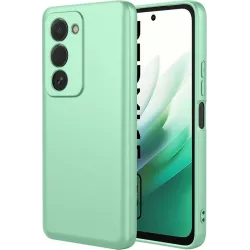 Coque arrière en silicone Phonesta Soft Silk pour Xiaomi Redmi 15 - Vert matcha