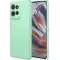 Coque arrière en silicone Phonesta Soft Silk pour Motorola Edge 60 Neo/Edge 50 Neo / ThinkPhone 25 - Vert matcha