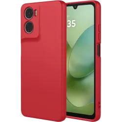 Coque arrière en silicone Phonesta Soft Silk pour Motorola Moto G06/G06 Power - Rouge