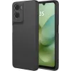 Coque arrière en silicone Phonesta Soft Silk pour Motorola Moto G06/G06 Power - Noir