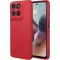 Coque arrière en silicone Phonesta Soft Silk pour Motorola Moto G56 - Rouge