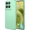 Coque arrière en silicone Phonesta Soft Silk pour Motorola Moto G86 - Vert matcha