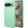 Coque arrière en silicone Phonesta Soft Silk pour Google Pixel 10 Pro XL - Vert matcha