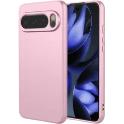 Coque arrière en silicone Phonesta Soft Silk pour Google Pixel 10 / 10 Pro - Rose