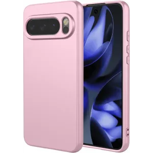 Coque arrière en silicone Phonesta Soft Silk pour Google Pixel 10 / 10 Pro - Rose