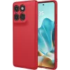 Coque arrière en silicone Phonesta Soft Silk pour Motorola Edge 60 / Edge 60 Fusion - Rouge