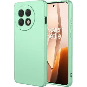 Coque arrière en silicone Phonesta Soft Silk pour OnePlus 13R - Vert matcha